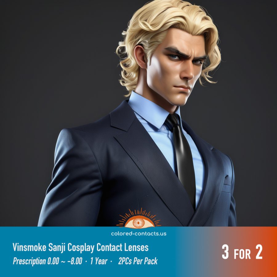 Vinsmoke Sanji Cosplay Contact Lenses - Image 3