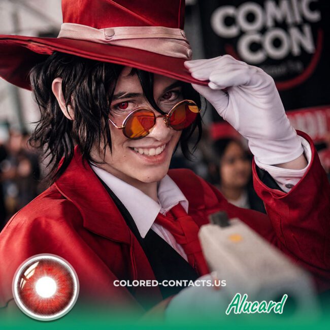 Hellsing: Alucard Cosplay Red Contact Lenses