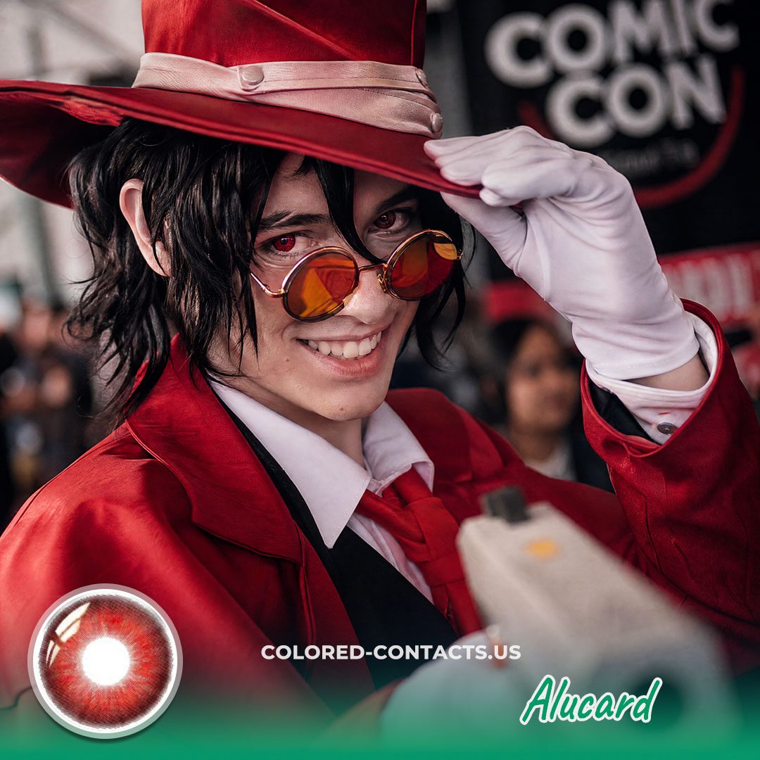 Hellsing: Alucard Cosplay Red Contact Lenses - Ccus Eyewear · Premium Colored Contacts Hellsing: Alucard Cosplay Red Contact Lenses