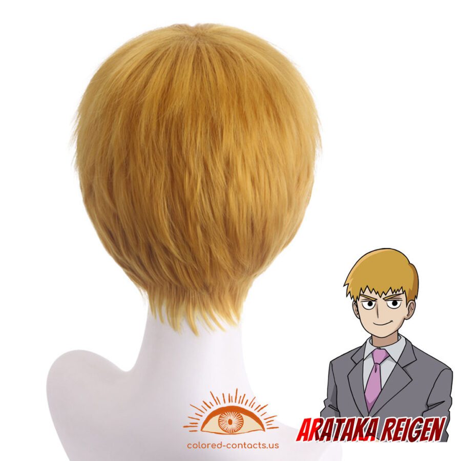 Mob Psycho 100: Arataka Reigen Cosplay Wig - Image 3