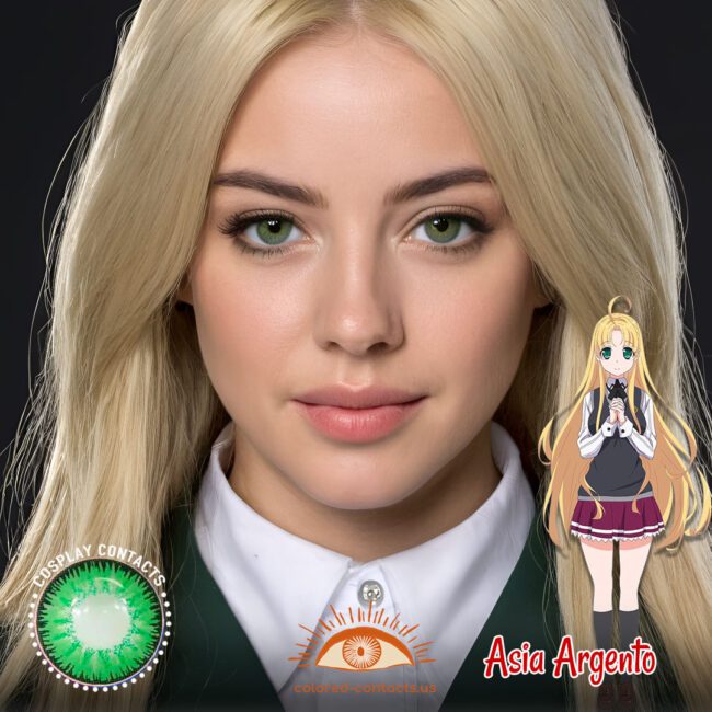 Asia Argento Cosplay Green Contact Lenses