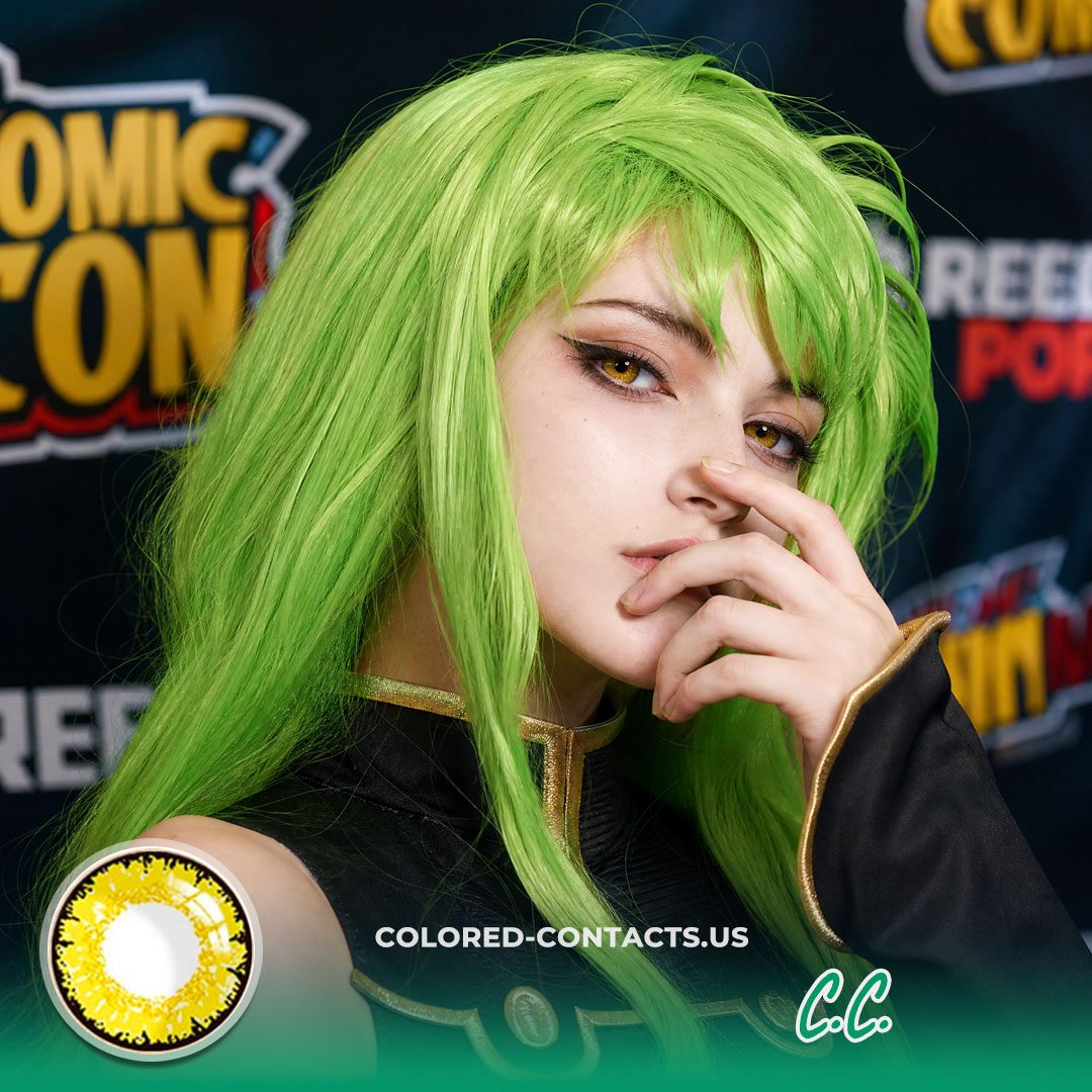 Cg: C.c. Cosplay Yellow Contact Lenses - Ccus Eyewear · Premium Colored Contacts Cg: C.c. Cosplay Yellow Contact Lenses