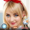 Chitoge Kirisaki Cosplay Blue Contact Lenses