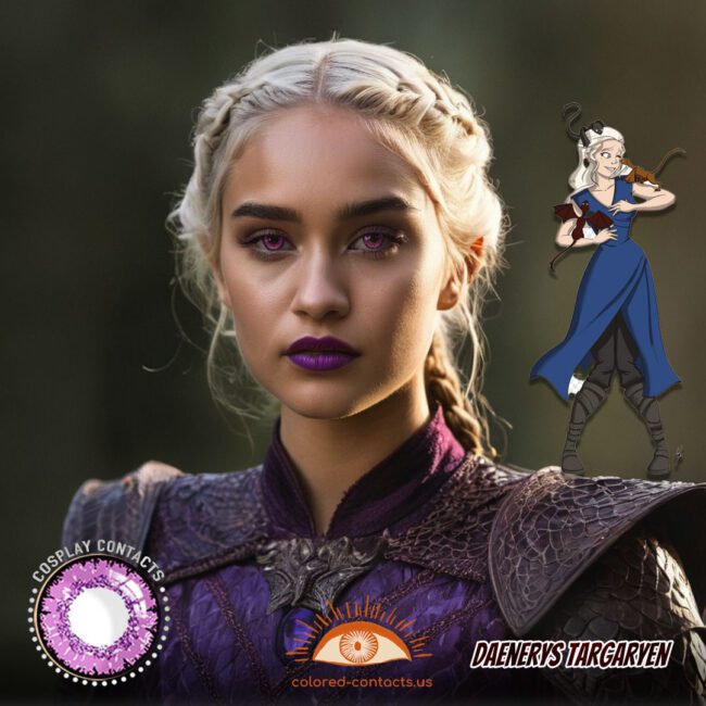 Daenerys Targaryen Cosplay Violet Contact Lenses