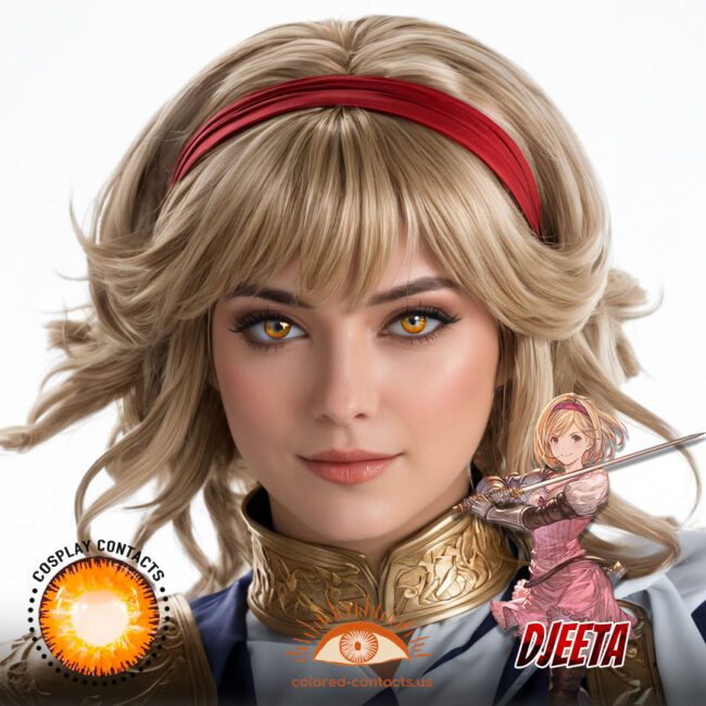 Djeeta Cosplay Brown Contact Lenses