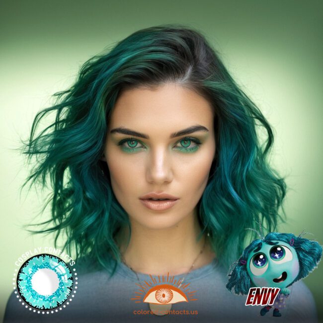 Envy Cosplay Light Blue Eye Contact Lenses