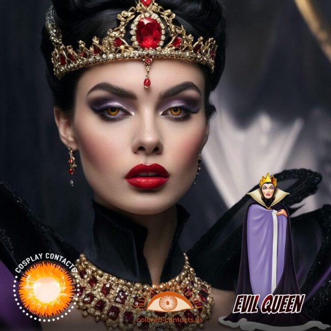 Evil Queen Cosplay Brown Contact Lenses