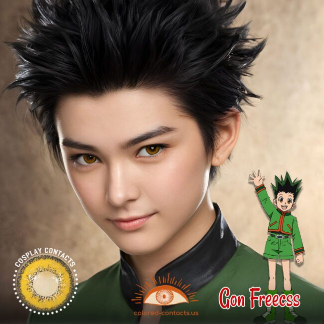 Gon Freecss Cosplay Brown Contact Lenses