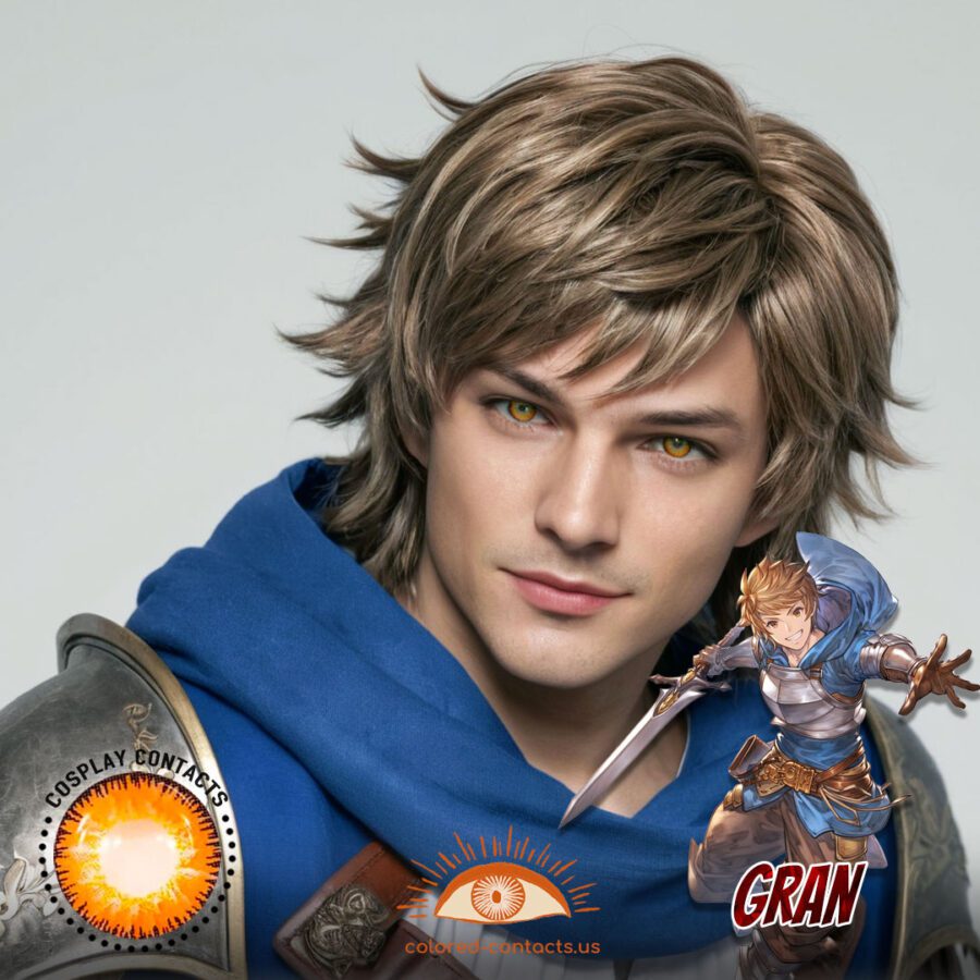 Gran Cosplay Brown Contact Lenses