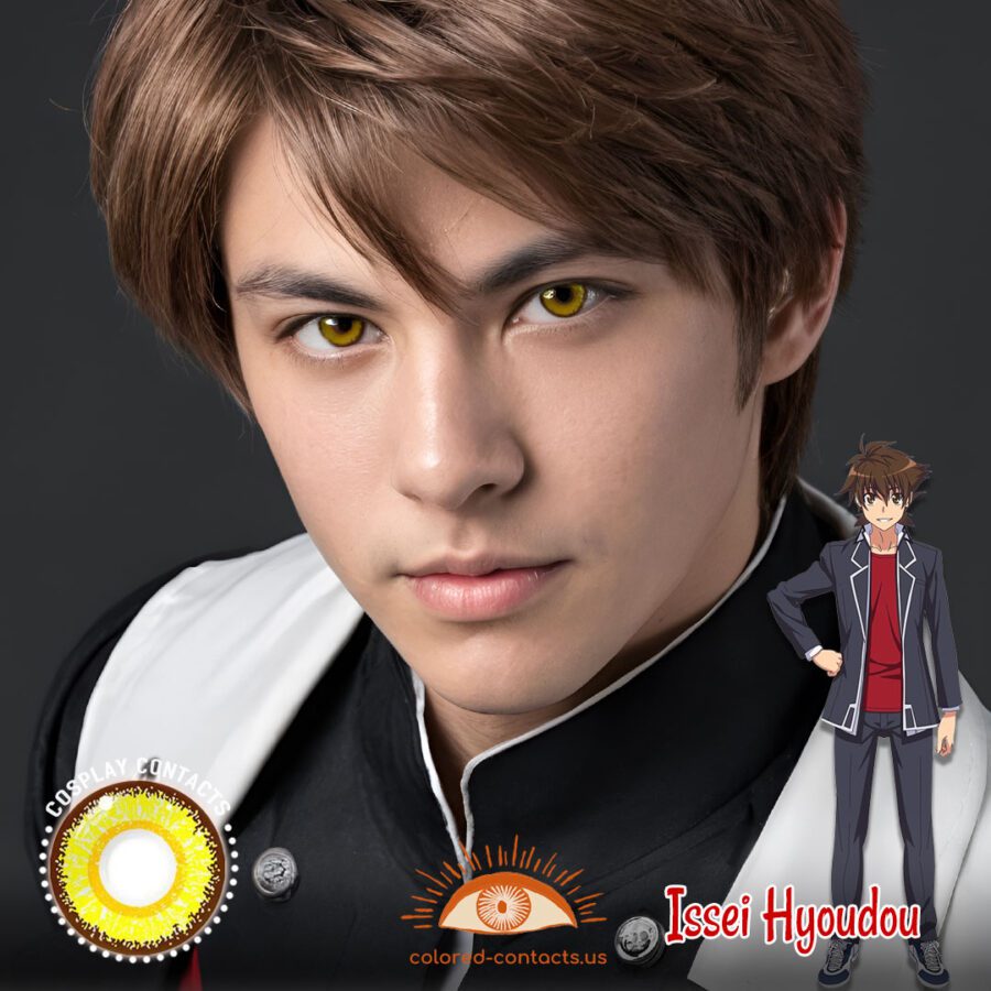 Issei Hyoudou Cosplay Brown Contact Lenses