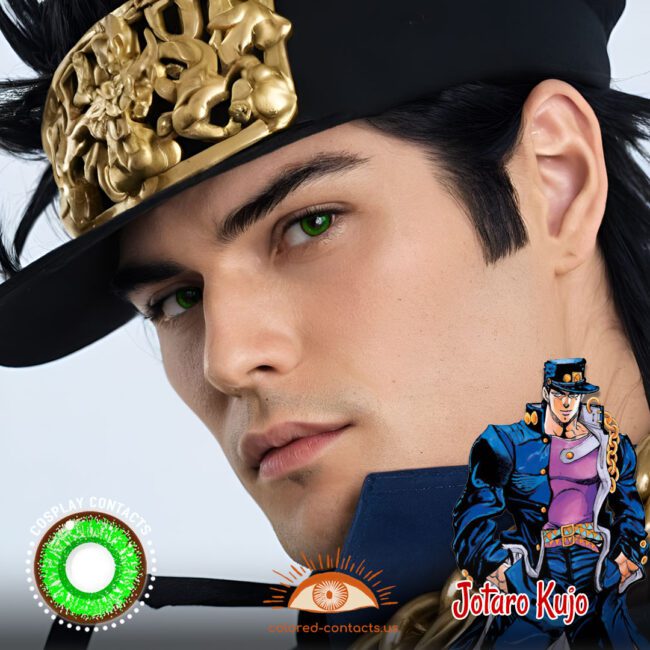 Jotaro Kujo Cosplay Green Contact Lenses