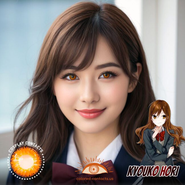 Kyouko Hori Cosplay Brown Contact Lenses
