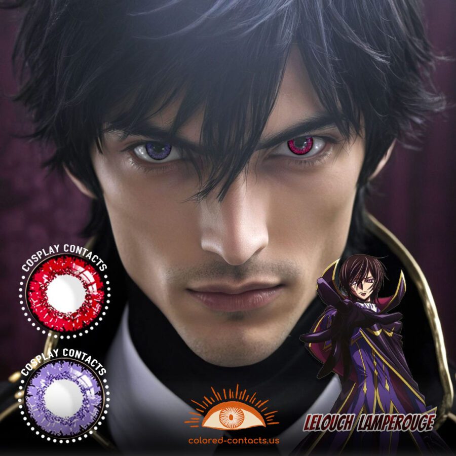 Lelouch Lamperouge Cosplay Heterochromia Contact Lenses