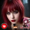 Villains: Lucy (Elfen Lied) Cosplay Red Contact Lenses - Colored Contacts Lucy (Elfen Lied) Cosplay Red Contact Lenses
