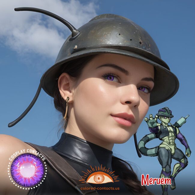 Meruem Cosplay Purple Contact Lenses