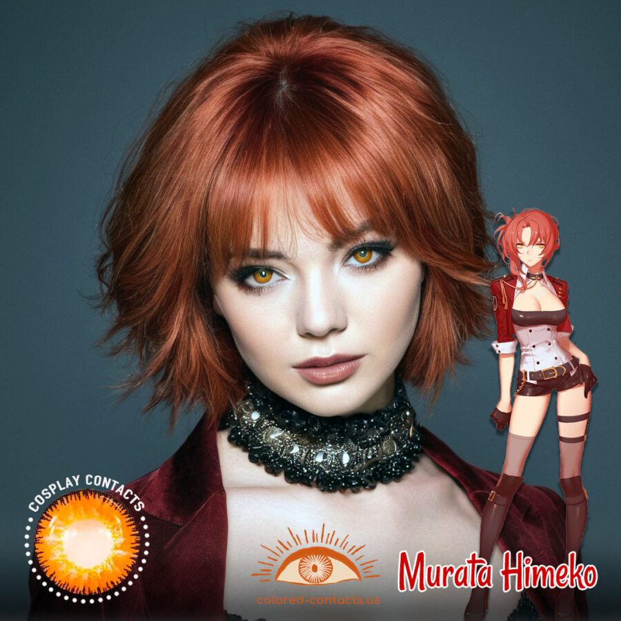 Murata Himeko Cosplay Brown Contact Lenses