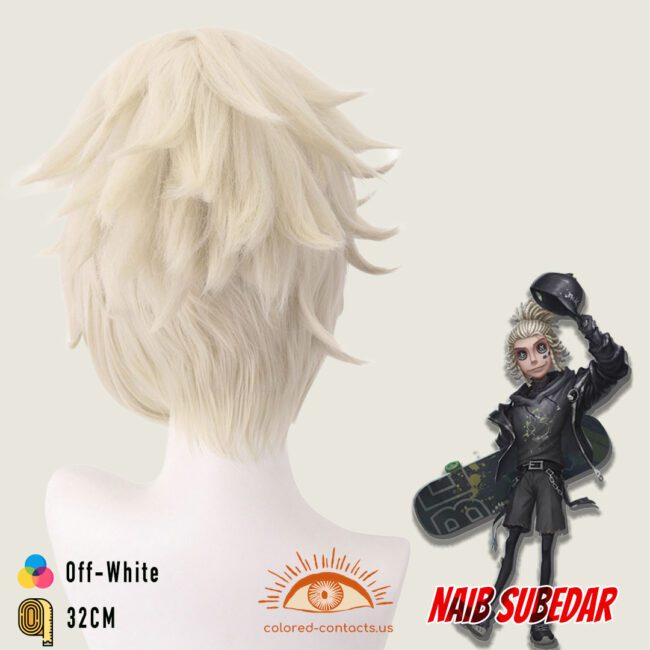Identity Ⅴ: Naib Subedar Cosplay Wig - Colored Contacts Identity Ⅴ: Naib Subedar Cosplay Wig Premium Colored Contact Lenses