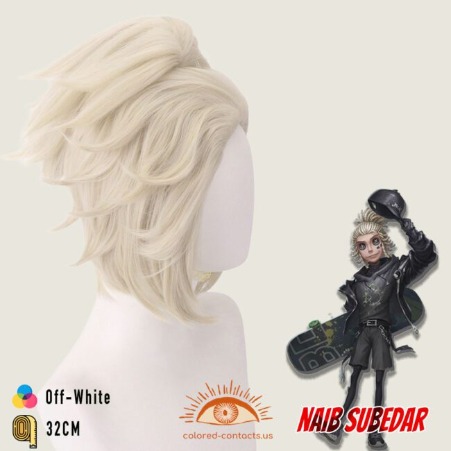 Identity Ⅴ: Naib Subedar Cosplay Wig - Colored Contacts Identity Ⅴ: Naib Subedar Cosplay Wig Premium Colored Contact Lenses