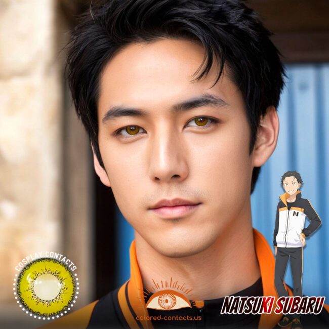 Natsuki Subaru Cosplay Brown Contact Lenses