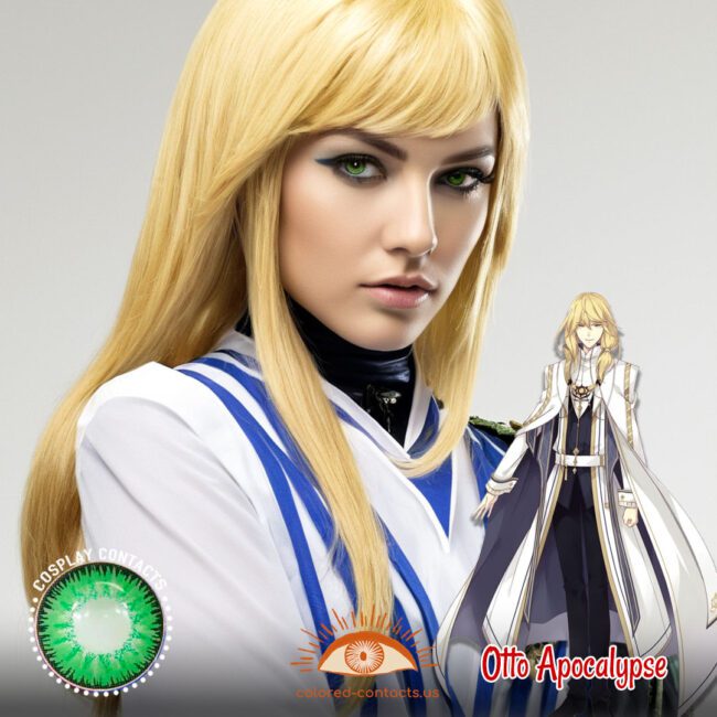 Otto Apocalypse Cosplay Green Contact Lenses