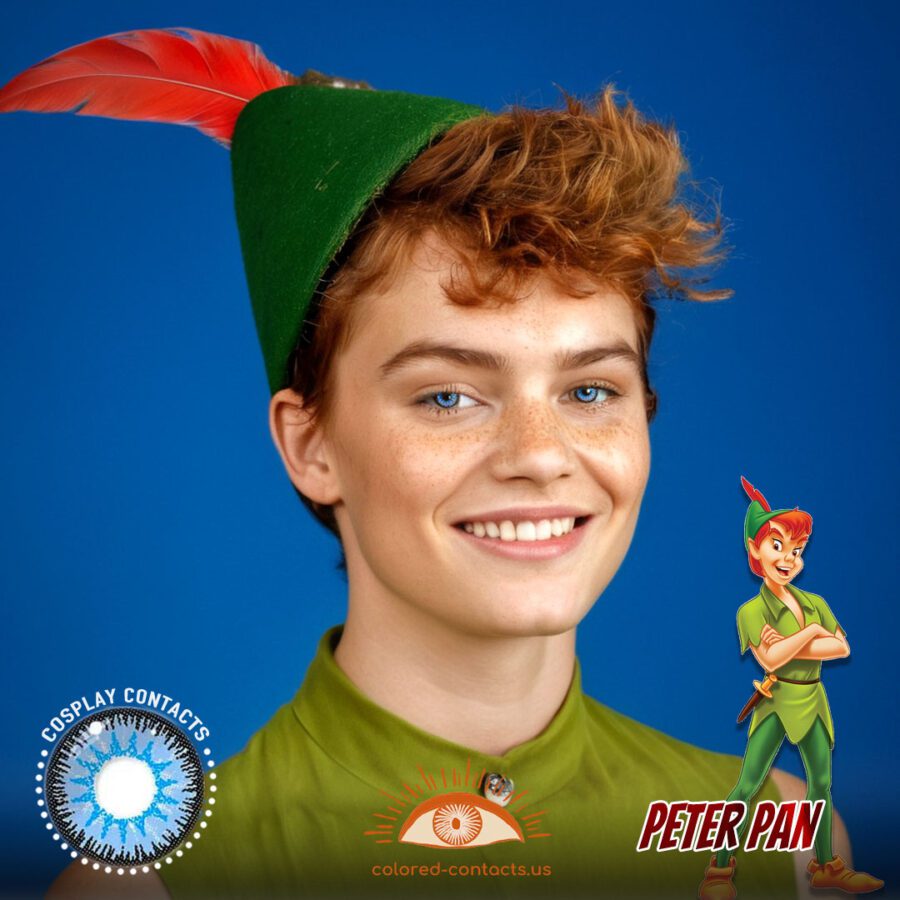 Peter Pan Cosplay Blue Contact Lenses