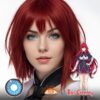 High School Dxd: Rias Gremory Cosplay Blue Contact Lenses - Colored Contacts Rias Gremory Cosplay Blue Contact Lenses