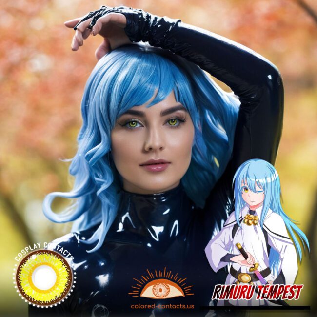 Rimuru Tempest Cosplay Light Brown Contact Lenses