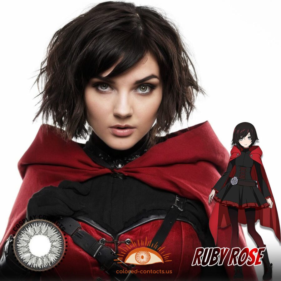 Ruby Rose Cosplay Grey Contact Lenses