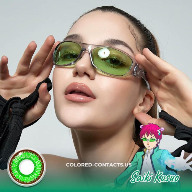 Saiki K.: Saiki Kusuo Cosplay Contact Lenses + Sunglasses - Image 4