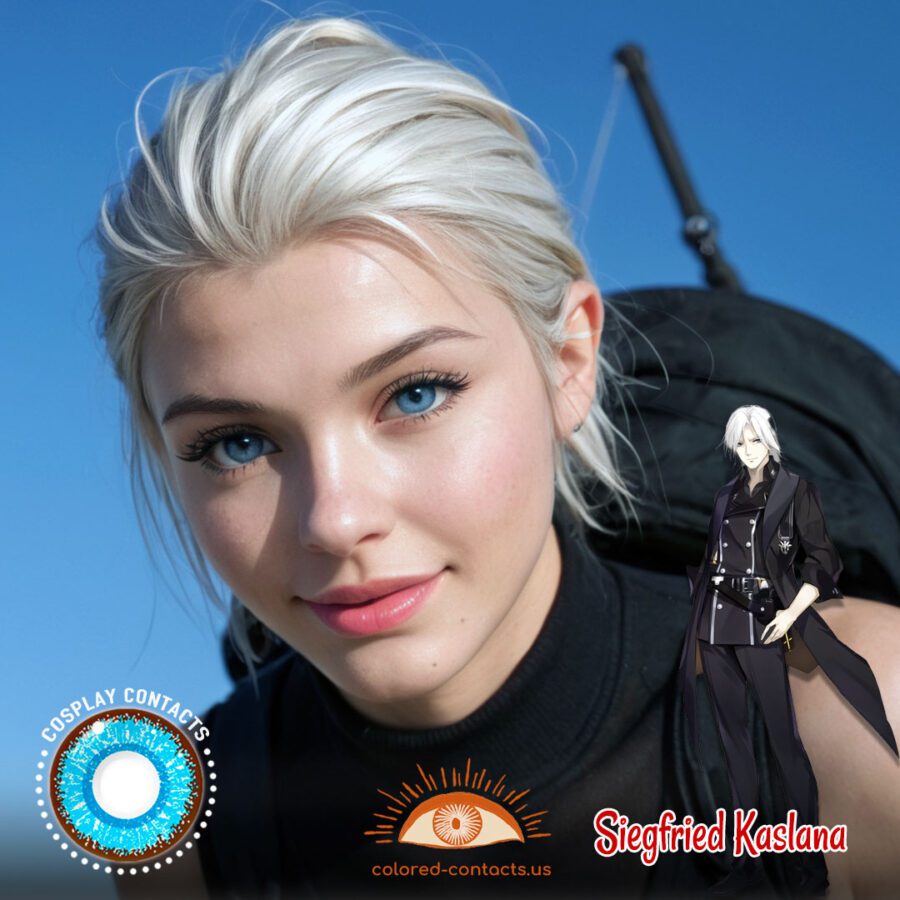 Siegfried Kaslana Cosplay Blue Contact Lenses