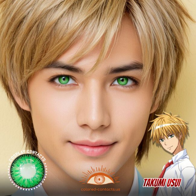 Takumi Usui Cosplay Green Contact Lenses