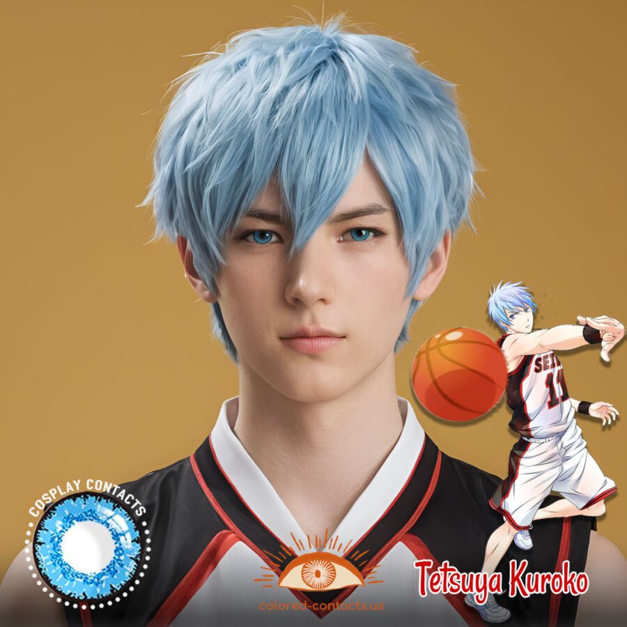 Tetsuya Kuroko Cosplay Blue Contact Lenses