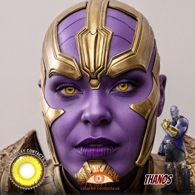 Thanos Cosplay Yellow Contact Lenses