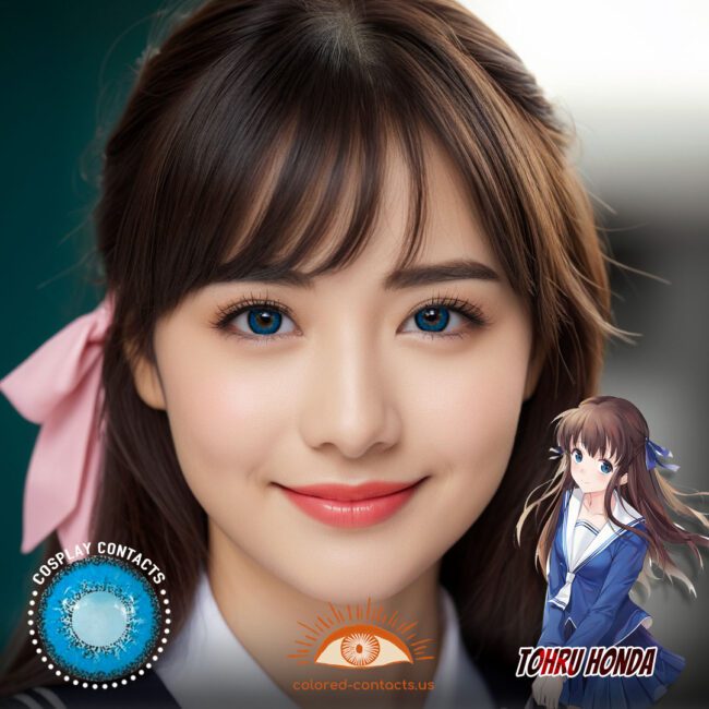 Tohru Honda Cosplay Blue Contact Lenses