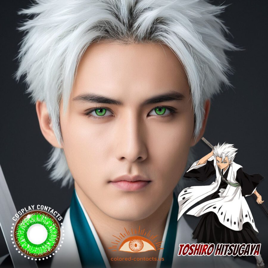 Toshiro Hitsugaya Cosplay Green Contact Lenses