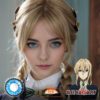 Violet Evergarden Cosplay Blue Contact Lenses - Colored Contacts Violet Evergarden Cosplay Blue Contact Lenses
