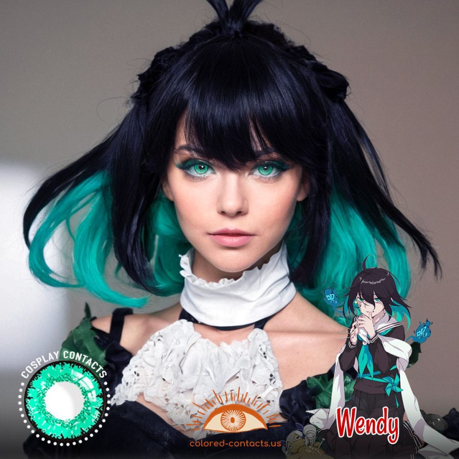 Wendy Cosplay Opal Green Contact Lenses