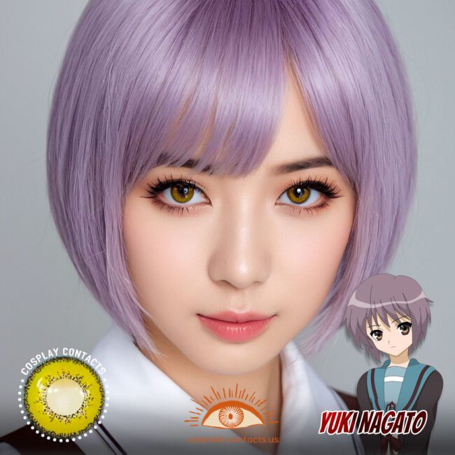Yuki Nagato Cosplay Brown Contact Lenses