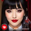 Kakegurui: Yumeko Jabami Cosplay Red Contact Lenses - Colored Contacts Yumeko Jabami Cosplay Red Contact Lenses
