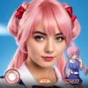 Yuno Gasai Cosplay Pink Contact Lenses