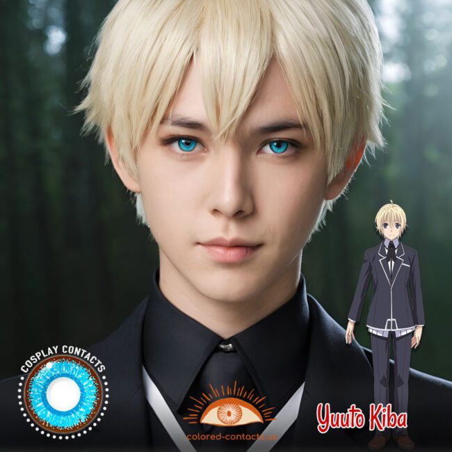 Yuuto Kiba Cosplay Blue Contact Lenses