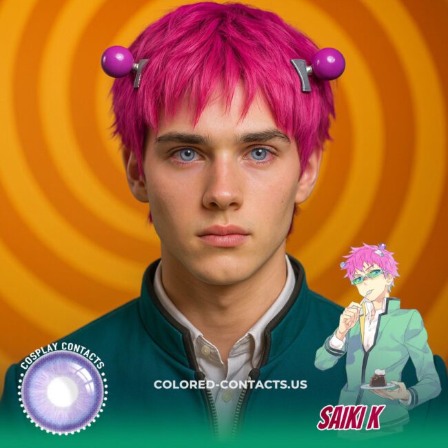 Saiki K.: Saiki Kusuo Cosplay Contact Lenses