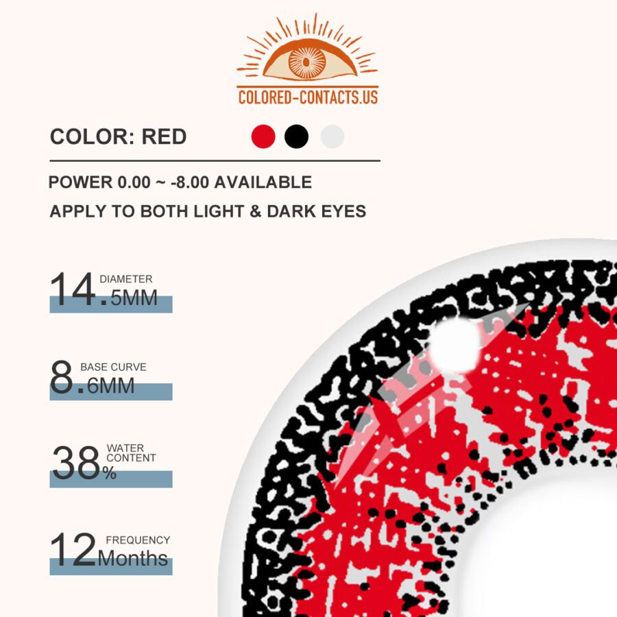 Alexander Nikolaevich Cosplay Heterochromia Contact Lenses - Image 4