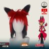 Hazbin Hotel: Alastor Cosplay Wig - Colored Contacts Alastor Cosplay Wig