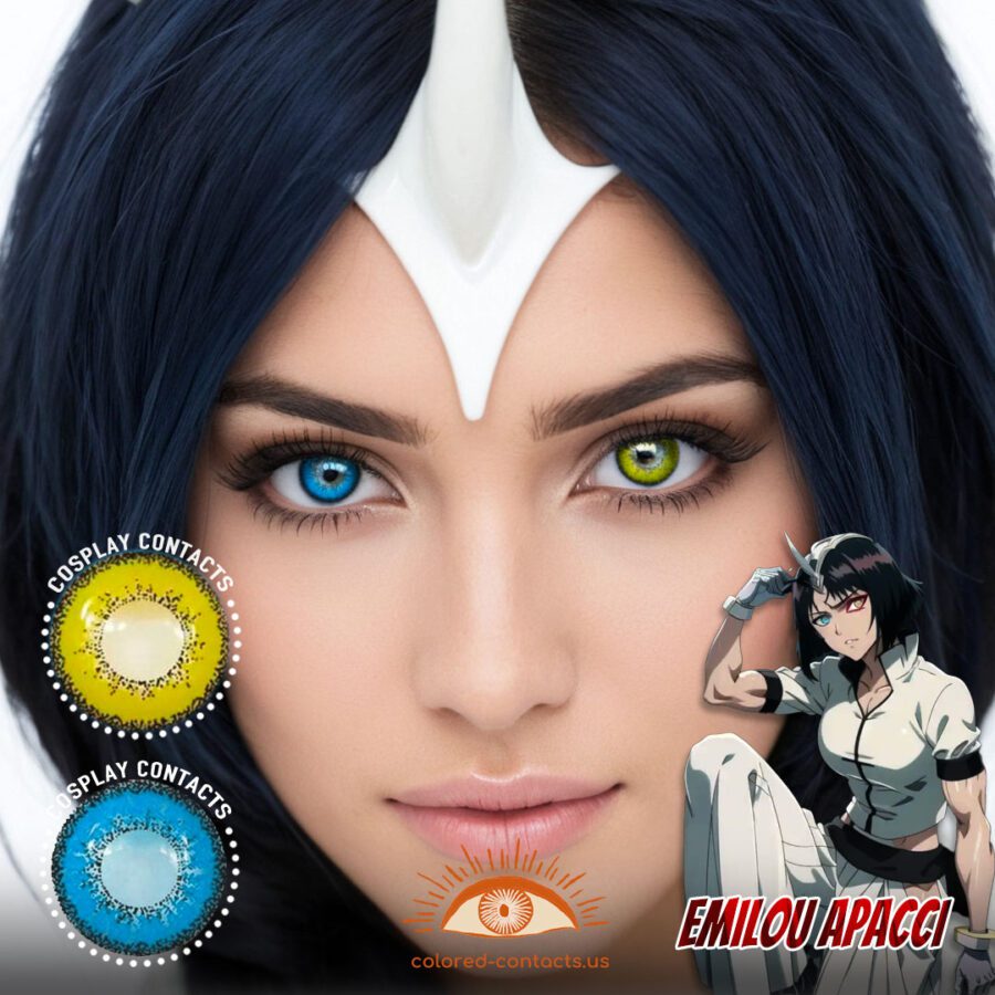 Emilou Apacci Cosplay Heterochromia Contact Lenses