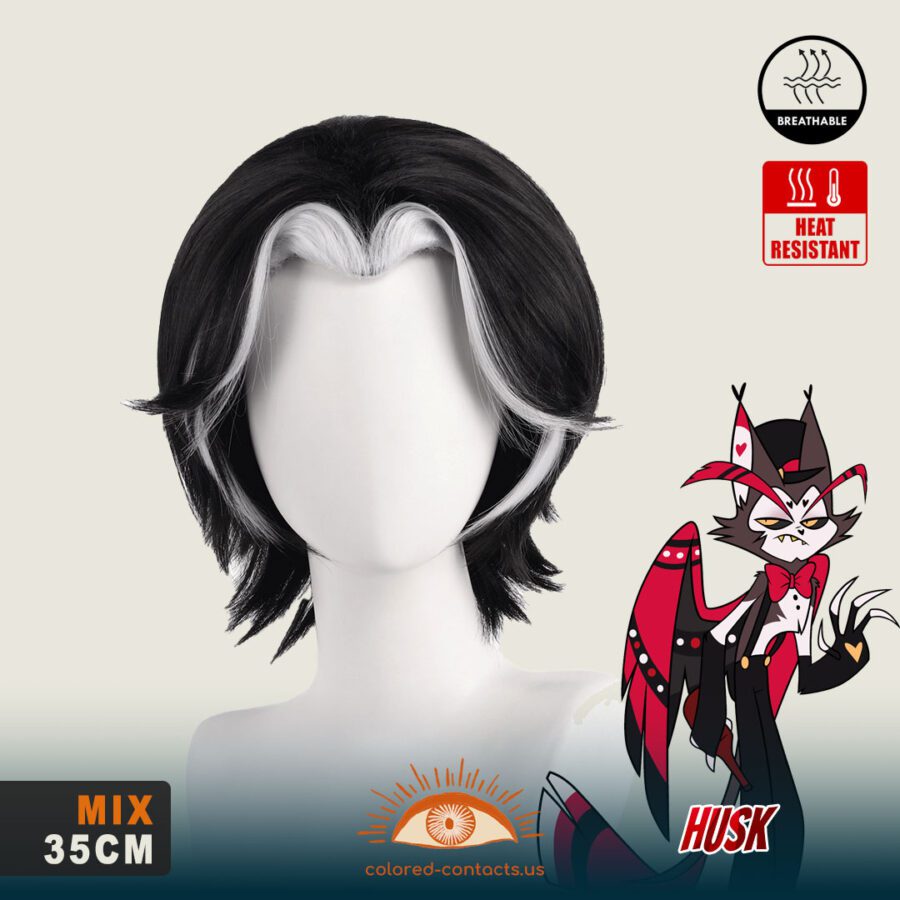 Hazbin Hotel: Husk Cosplay Wig - Image 2
