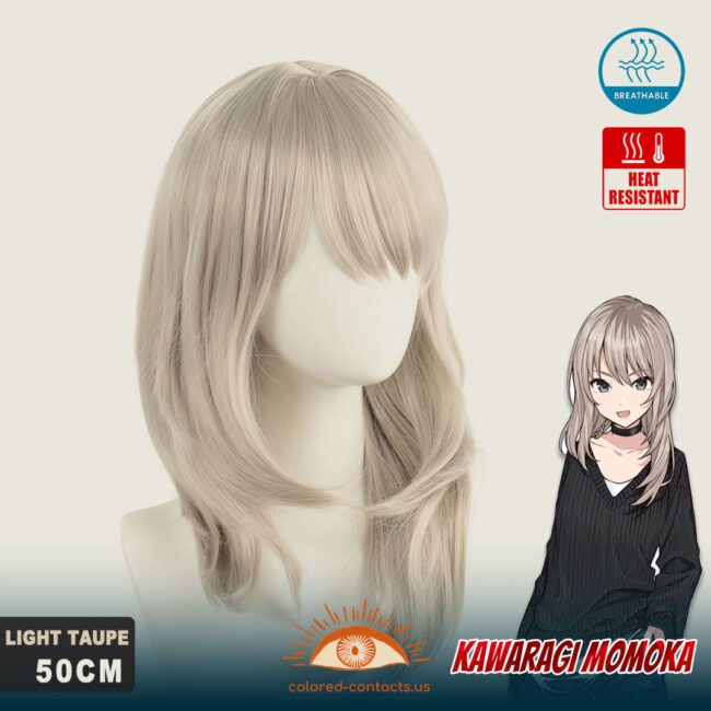 Kawaragi Momoka Cosplay Wig - Colored Contacts Kawaragi Momoka Cosplay Wig Premium Colored Contact Lenses