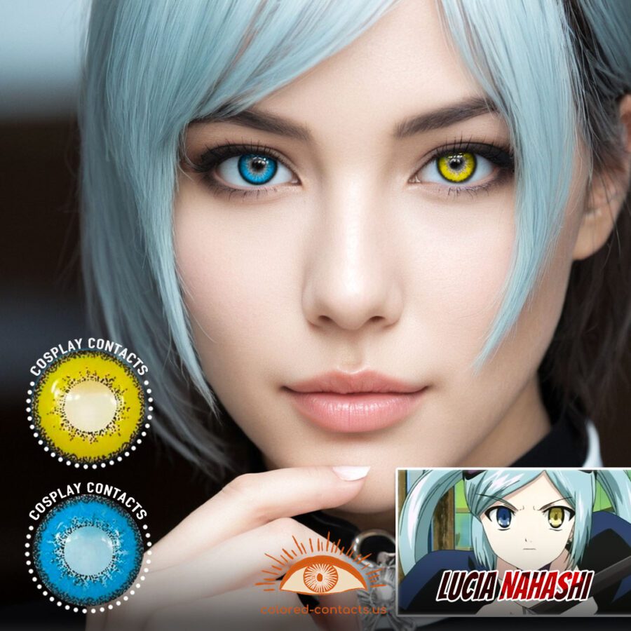 Lucia Nahashi Cosplay Heterochromia Contact Lenses