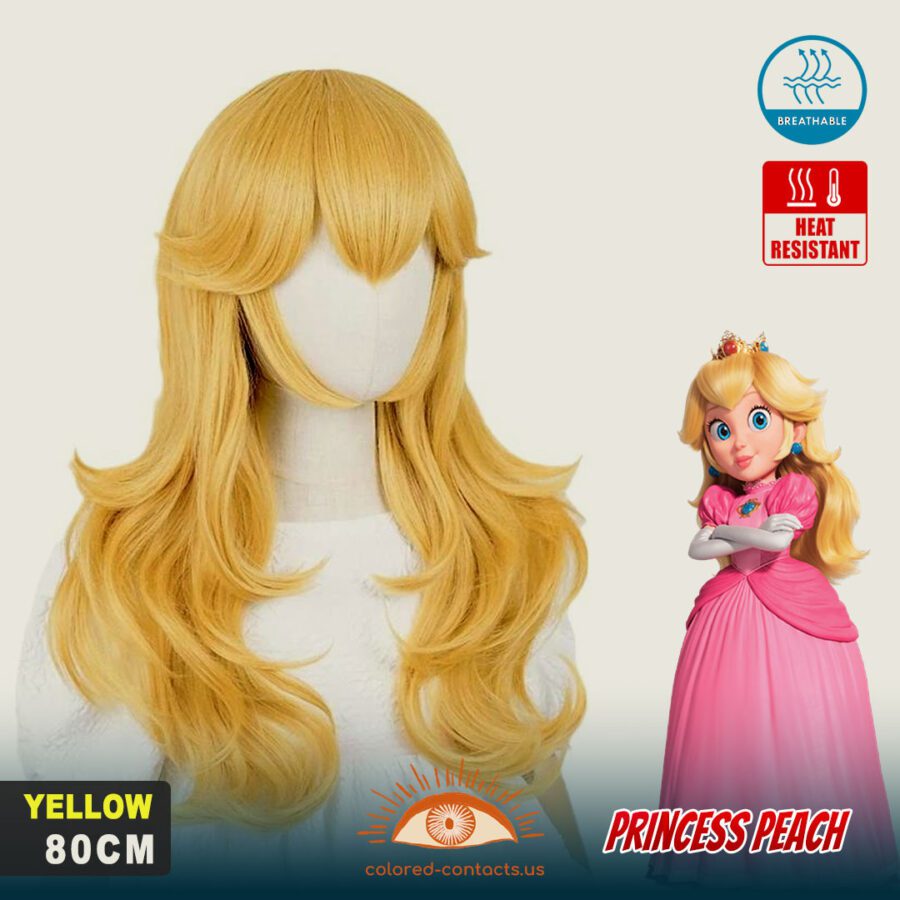 Princess Peach Cosplay Wig