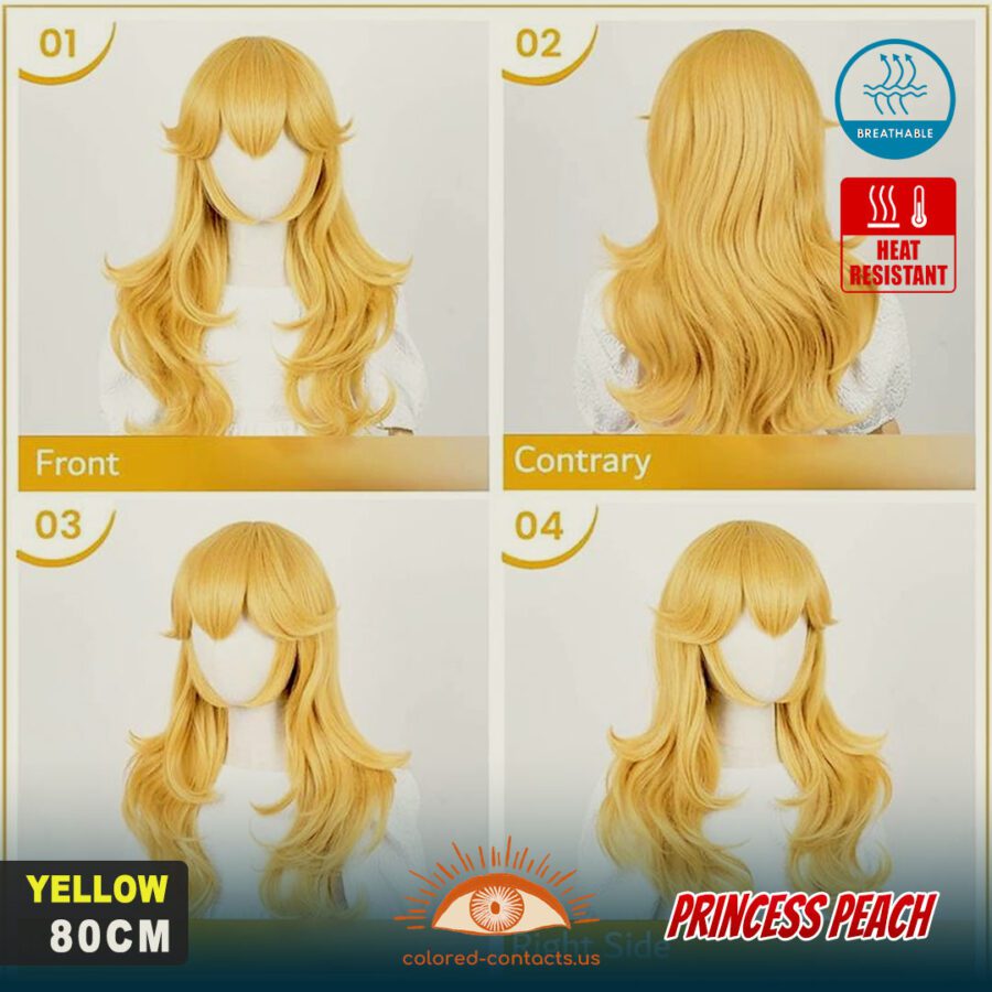 Princess Peach Cosplay Wig - Image 2